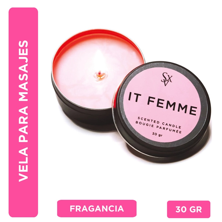 Vela para masajes perfumada IT FEMME 30grs.EAN: 9520043197507